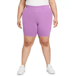 Nike Sportswear Plus Size Women's Essential Mid-Rise Bike Shorts, Size 2X